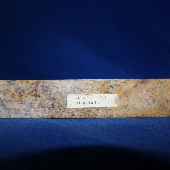 Vintage Carved Stone & Shell Incense Stick Bruner Holder - India - Picture 3 of 9